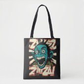 Anime glimlach canvas tas (Voorkant)