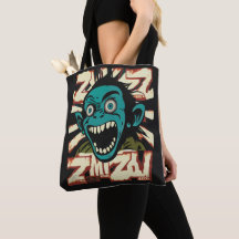 Anime glimlach canvas tas