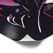 Anime Gothic Meisje Fantasy Kunst Perfect Poster (Hoek)