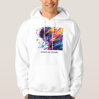 Anime Graffiti Chaos — Kleurensplash Hoodie