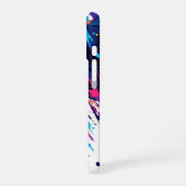 Anime Graffiti Chaos — Kleurensplash iPhone 16 Hoesje (Linkerkant)