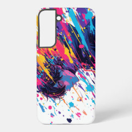 Anime Graffiti Chaos — Kleurensplash Samsung Galaxy Hoesje