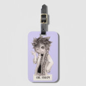 Anime Guy O SNAP, originele tekening Bagagelabel (Voorkant (verticaal))