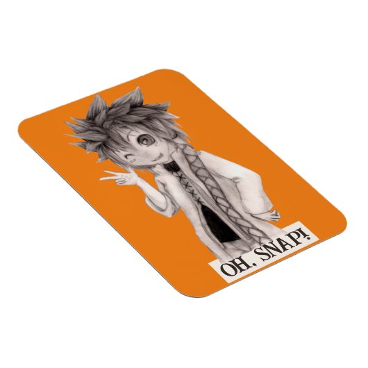 Anime Guy O SNAP, originele tekening Magneet (Rechterzijde)