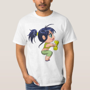 anime gym meme t-shirt