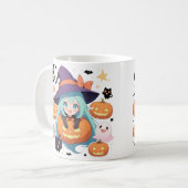 Anime Halloween Koffiemok (Voorkant links)
