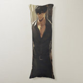 Anime Handsome Dangerous Man Lichaamskussen (Voorkant Verticaal)