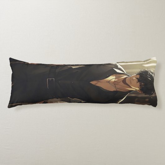 Anime Handsome Dangerous Man Lichaamskussen (Voorkant)