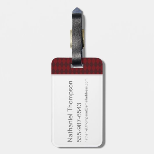 Anime Harry Potter Bagagelabel (Achterkant verticaal)