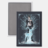 Anime HARRY POTTER™ Herten-Patronus Magneet (Voorkant / Achterkant)