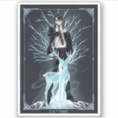 Anime HARRY POTTER™ Herten-Patronus Sticker (Voorkant)