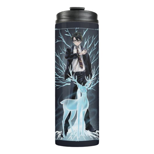 Anime HARRY POTTER™ Herten-Patronus Thermosbeker (Voorkant)