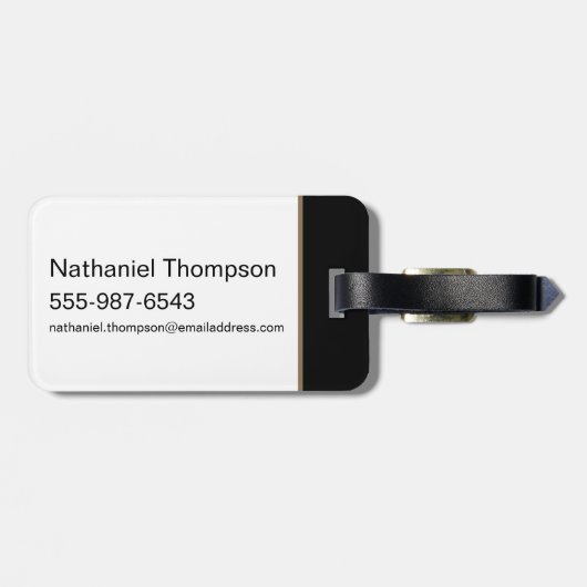 Anime HARRY POTTER™ Lijst Bagagelabel (Achterkant horizontaal)