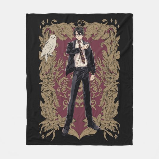 Anime HARRY POTTER™  Lijst Fleece Deken (Voorkant)