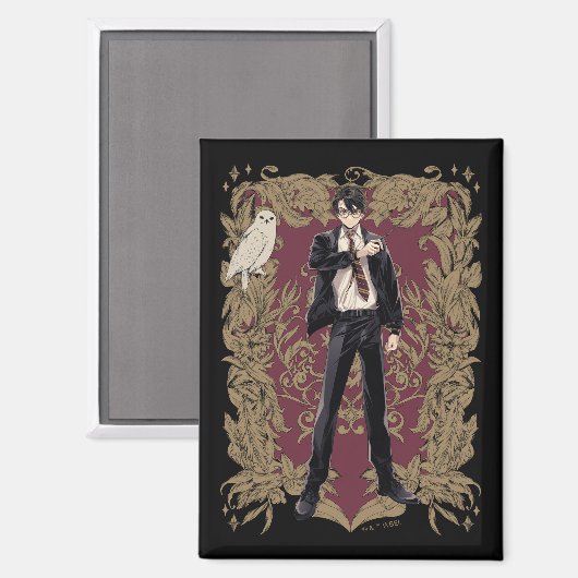 Anime HARRY POTTER™  Lijst Magneet (Voorkant / Achterkant)