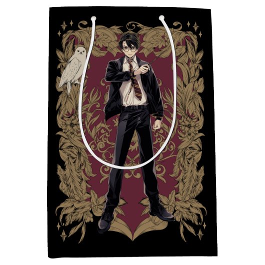 Anime HARRY POTTER™  Lijst Medium Cadeauzakje (Voorkant)