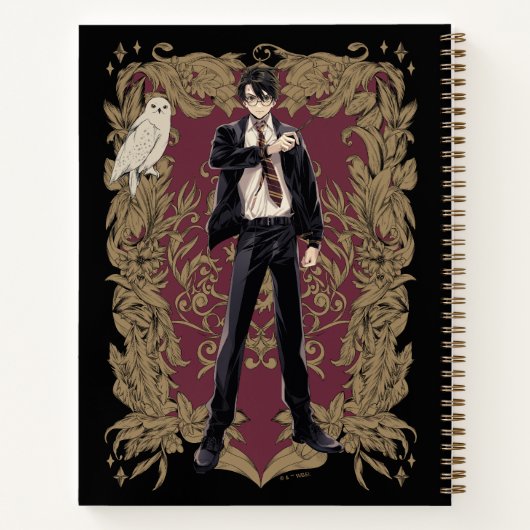 Anime HARRY POTTER™  Lijst Notitieboek (Achterkant)