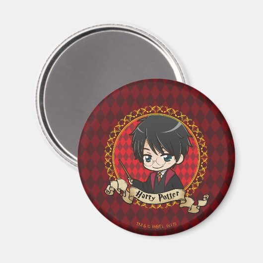 Anime Harry Potter Magneet (Voorkant / Achterkant)