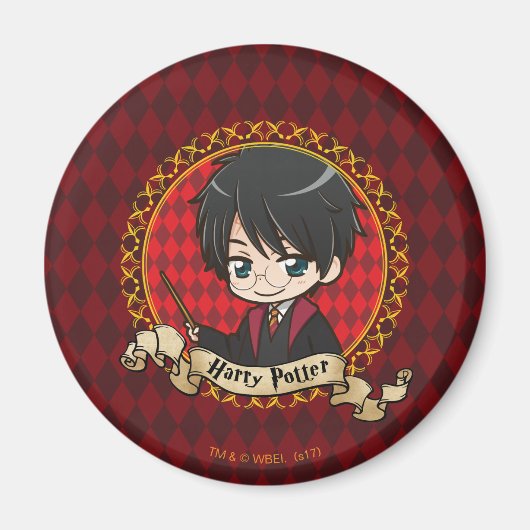 Anime Harry Potter Magneet (Voorkant)