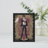 Anime HARRY POTTER™ Sierlijke Lijst Briefkaart (Staand voorkant)