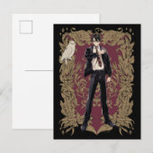 Anime HARRY POTTER™ Sierlijke Lijst Briefkaart (Voorkant / Achterkant)