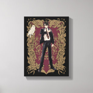 Anime HARRY POTTER™ Sierlijke Lijst Canvas Afdruk