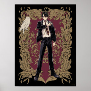 Anime HARRY POTTER™ Sierlijke Lijst Poster