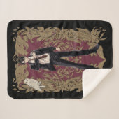 Anime HARRY POTTER™ Sierlijke lijst Sherpa Deken (Voorkant (horizontaal))