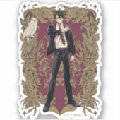 Anime HARRY POTTER™ Sierlijke Lijst Sticker (Voorkant)