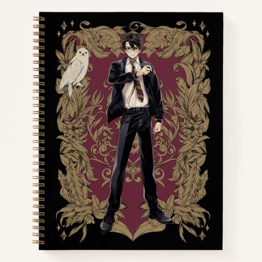 Anime HARRY POTTER™ Sierlijst Notitieboek (Voorkant)