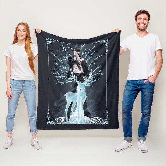 Anime HARRY POTTER™ Stag Patronus Fleece Deken (In situ)
