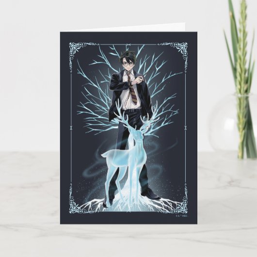 Anime HARRY POTTER™ Stag Patronus Kaart (Voorkant)