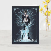 Anime HARRY POTTER™ Stag Patronus Kaart (Gele Bloem)