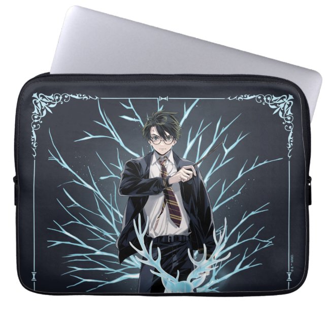 Anime HARRY POTTER™ Stag Patronus Laptop Sleeve (Voorkant)