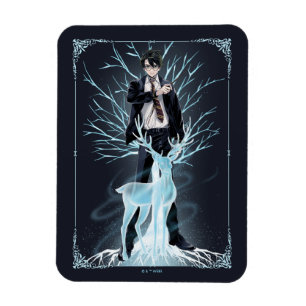 Anime HARRY POTTER™ Stag Patronus Magneet