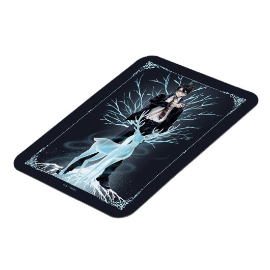 Anime HARRY POTTER™ Stag Patronus Magneet (Linkerzijde)