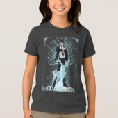 Anime HARRY POTTER™ Stag Patronus Tri-Blend Shirt (Voorkant)