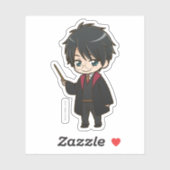 Anime Harry Potter Sticker (Vel)