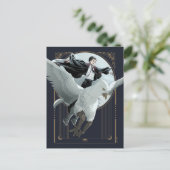 Anime HARRY POTTER™ Vlucht met Buckbeak Briefkaart (Staand voorkant)