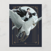 Anime HARRY POTTER™ Vlucht met Buckbeak Briefkaart (Voorkant)