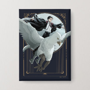 Anime HARRY POTTER™ Vlucht met Buckbeak Button