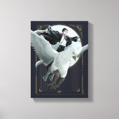Anime HARRY POTTER™ Vlucht met Buckbeak Canvas Afdruk (Voorkant)
