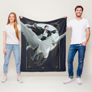 Anime HARRY POTTER™ Vlucht met Buckbeak Fleece Deken
