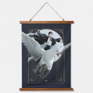 Anime HARRY POTTER™ Vlucht met Buckbeak Hangend Wandkleed