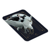 Anime HARRY POTTER™ Vlucht met Buckbeak Magneet (Rechterzijde)