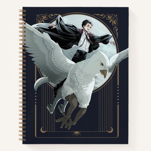 Anime HARRY POTTER™ Vlucht met Buckbeak Notitieboek (Voorkant)