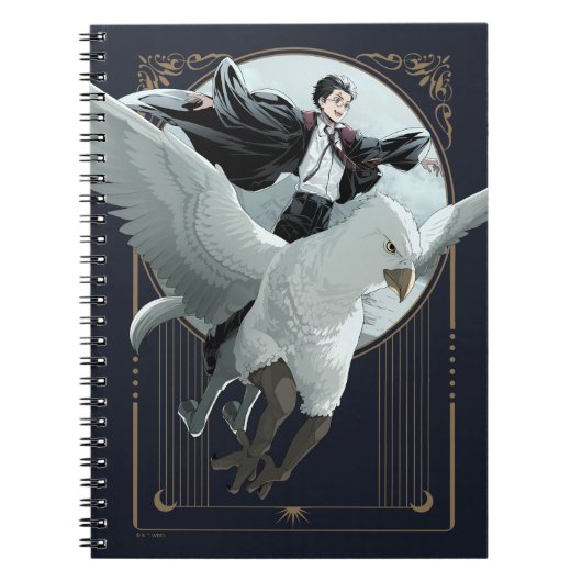 Anime HARRY POTTER™ Vlucht met Buckbeak Notitieboek (Voorkant)