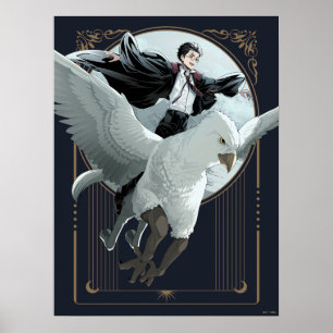 Anime HARRY POTTER™ Vlucht met Buckbeak Poster