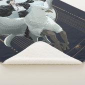 Anime HARRY POTTER™ Vlucht met Buckbeak Sherpa Deken (3/4)