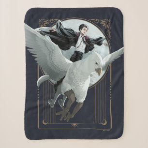 Anime HARRY POTTER™ Vlucht met Buckbeak Sherpa Deken